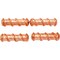 15g Bali Spiral Tube Bead Copper Plated 22.5mm Approx 4